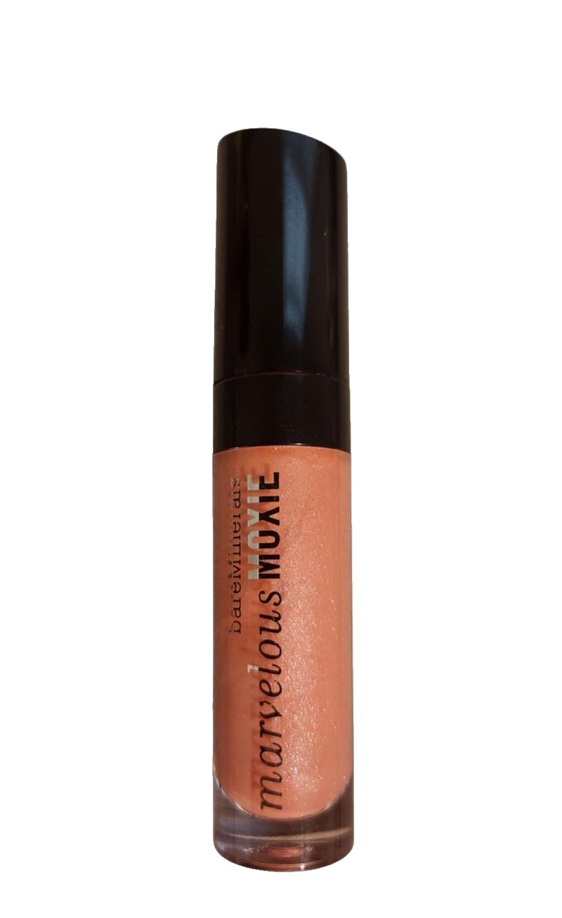 bareMinerals Marvelous Moxie Lipgloss SHOW OFF Pink 0.07oz Travel Size